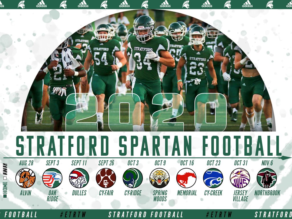 Stay safe out there Spartans, so we can make this season happen!  <a href="/StratfordFB1/">Stratford Spartan Football</a> #SpartanPride #ETRTW #StaySafe