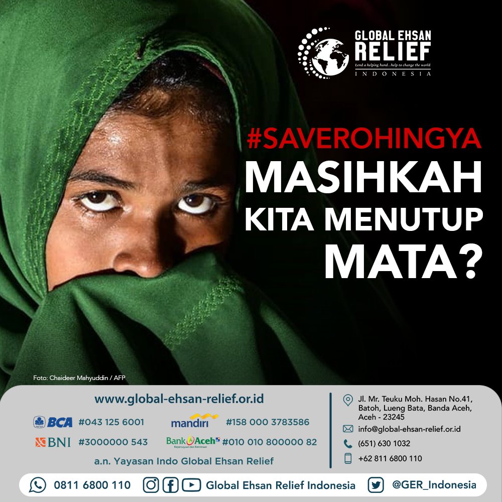 GER_Indonesia's tweet image. Hidup bahagia tak ada jaminannya, siapa saja bisa mengalami kemalangan, seperti saudara kita etnis Rohingya yang terombang ambing di tengah lautan.

Selagi kita ada kemudahan, saatnya kita bantu ringankan beban mereka.

#Emres #GlobalEhsanRelief #Rohingya  #Aceh  #care #humanity