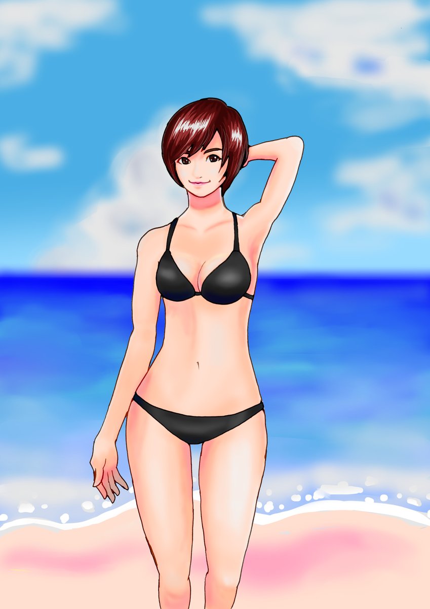 ひろさく 久々にイラストの練習 ポーズやデッサンを確認したり肌や髪の塗り方を考えたり背景の描き方を調べたりと試行錯誤 オリジナルイラスト ひろさく 久々にイラストの練習 ポーズやデッサンを確認したり肌や髪の塗り方を考えたり背景の描き方を調べたりと試行錯誤 オリジナルイラスト