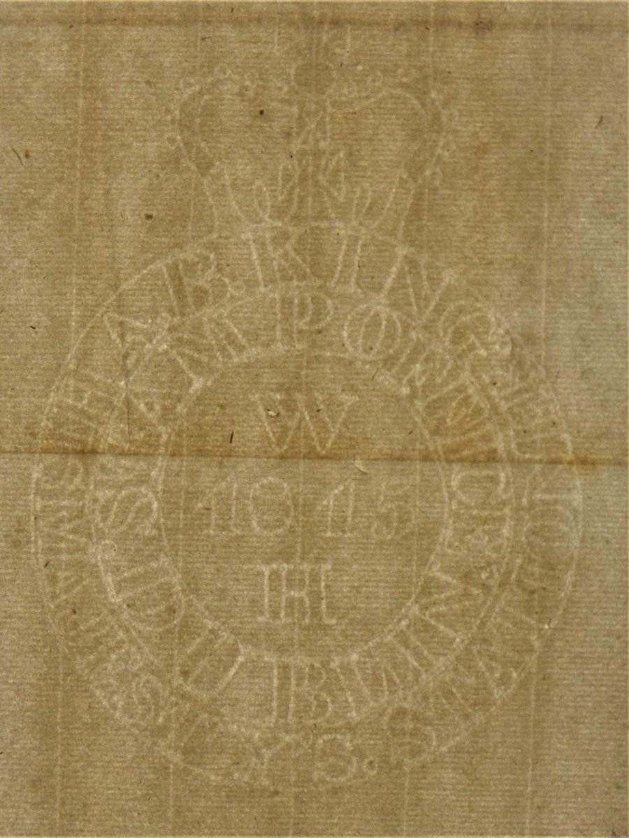 NAIKeeper's tweet photo. In 1780 Abraham Bradley King was granted a royal patent to supply all government offices with stationary. A man of influence he progressed from businessman to alderman to Lord Mayor of Dublin in 1821. #IrishWatermarks #CSORP #WatermarkWednesday @MansionHouseDub @NARIreland https://t.co/EbUcKiMmZr