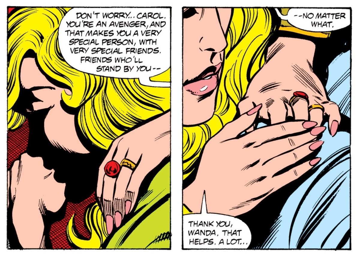  #CaptainMarvel and  #ScarletWitch