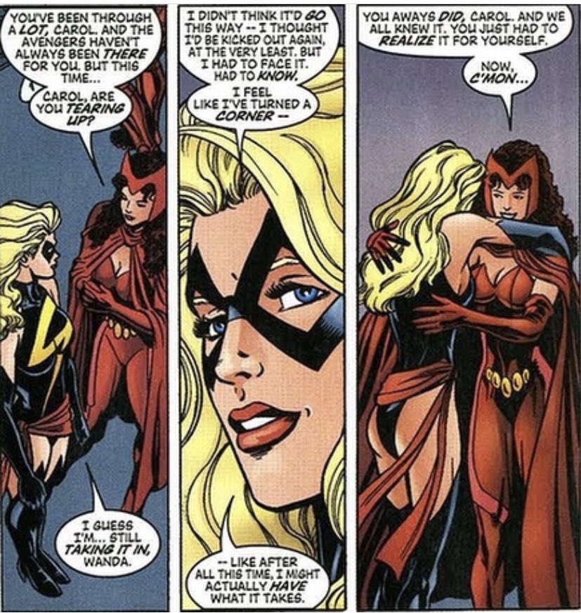  #CaptainMarvel and  #ScarletWitch