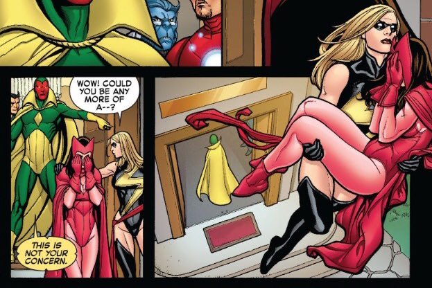  #CaptainMarvel and  #ScarletWitch