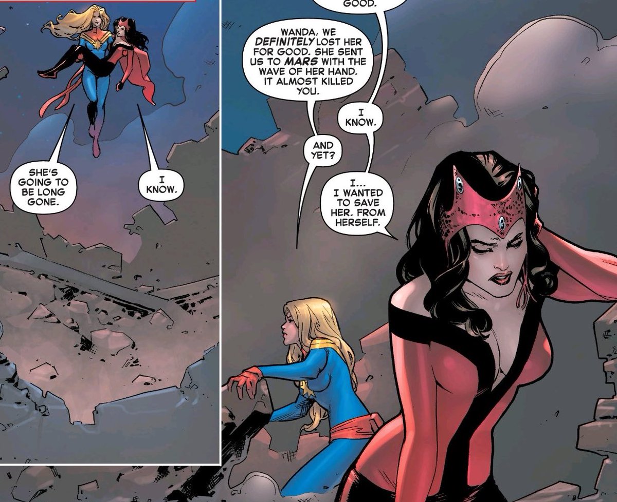  #CaptainMarvel and  #ScarletWitch