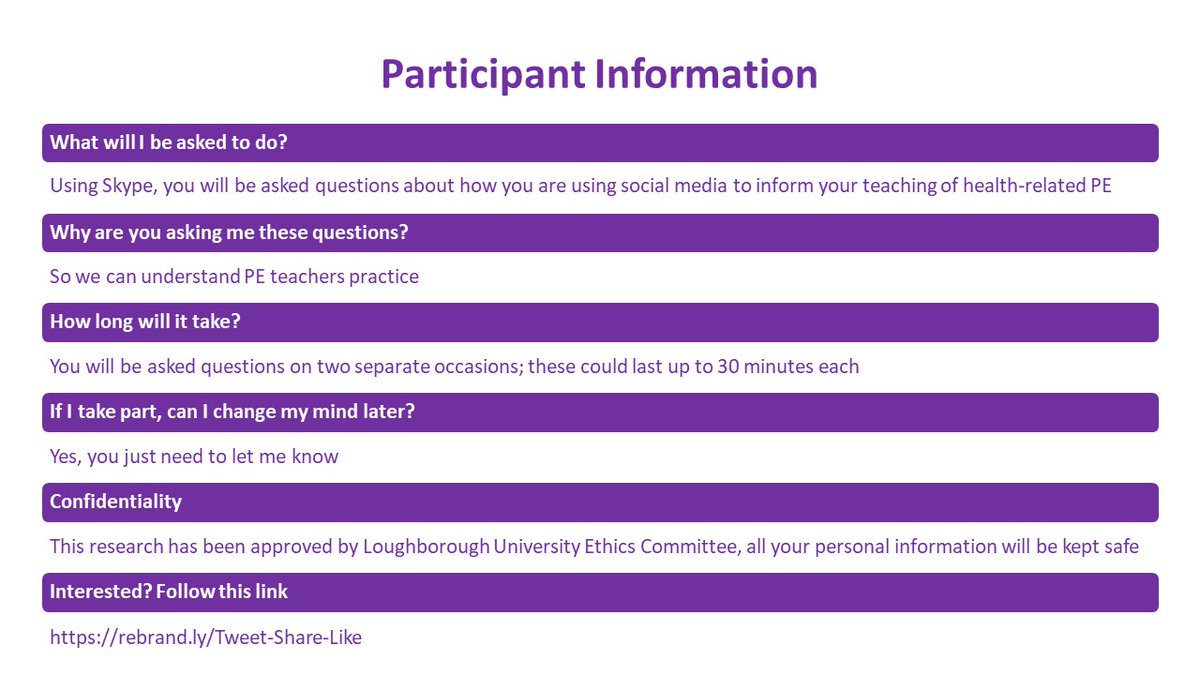 Interested but not sure what's involved? Take a look. rebrand.ly/Tweet-Share-Li…. #pechat #pegeeks #PhysEd