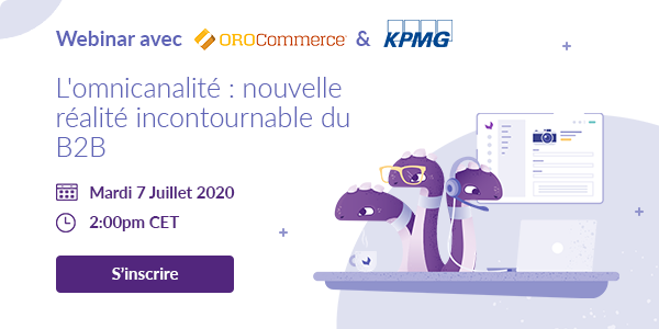 LeKodus's tweet photo. Selon une étude récente menée sur le commerce #B2B à travers le monde, 81% des personnes interrogées vendent sur plusieurs canaux. Rdv lors du webinar @akeneopim avec @OroCommerce et @KPMG_France sur L'#omnicanalité: nouvelle réalité incontournable du B2B. https://t.co/hYpbq0B1kt https://t.co/XM2xHk4ttn
