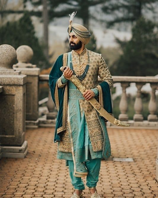 Maharaja style cheap wedding dress