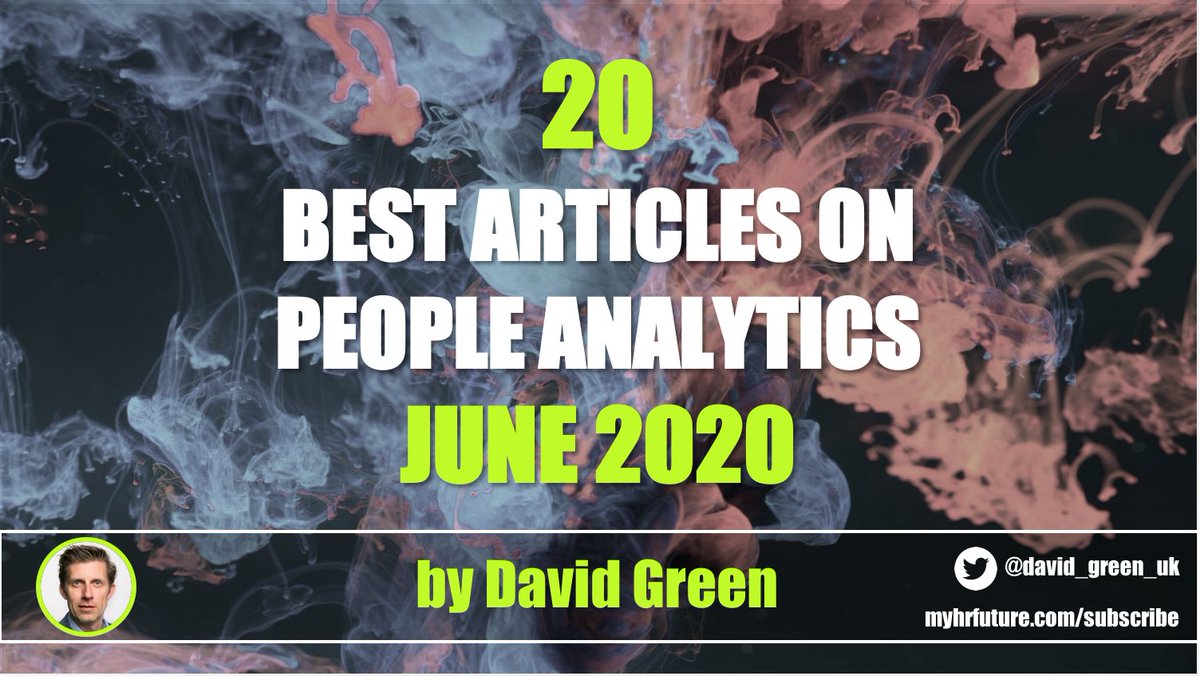RT @david_green_uk The 20 best #HR & #PeopleAnalytics articles of June 2020 https://t.co/xG2y3uEfGh…
Feat: @AdamMGrant @AndrewMarritt @kathi_enderes @StaciaGarr @torinellis @JohnSumser @dave_ulrich
#Diversity #HRTech #FutureofWork #ONA #EmployeeExperience https://t.co/KObwxLbV9g
