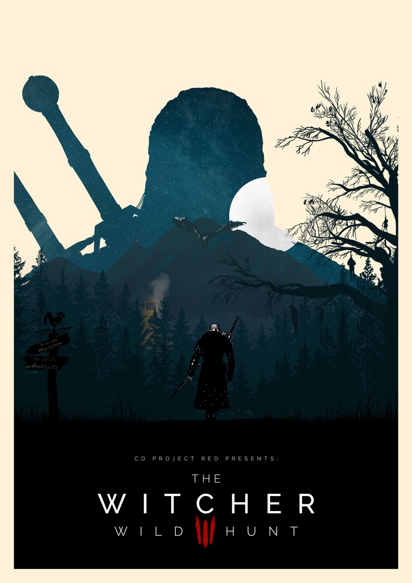 prometheanprint's tweet photo. Just finished another Witcher Alternative Poster, I absolutely loved this game and can't wait for #Cyberpunk2077 

#witcher #witcherfanart #GeraltOfRivia #minimalistposter #alternativeposter #cdprojectred #thewitcher3 #posterspy https://t.co/0JAtxcTcNT