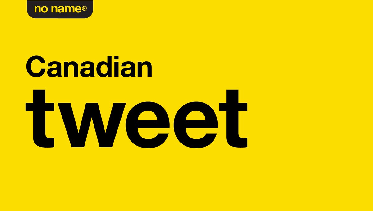 nonamebrands's tweet image. Canadian tweet for retweeting