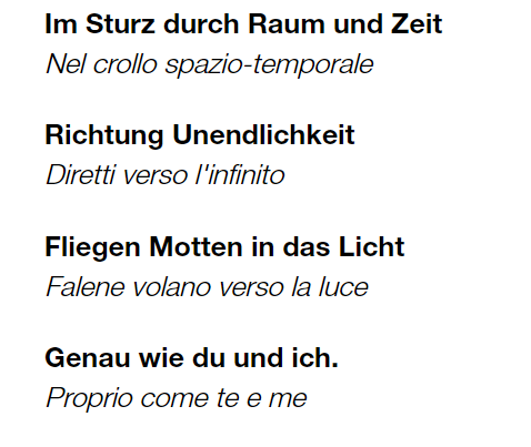 Drama Lama Irgendwie Irgendwo Irgendwann Si Puo Tradurre In Inglese Con Anyplace Anywhere Anytime Quindi Dark