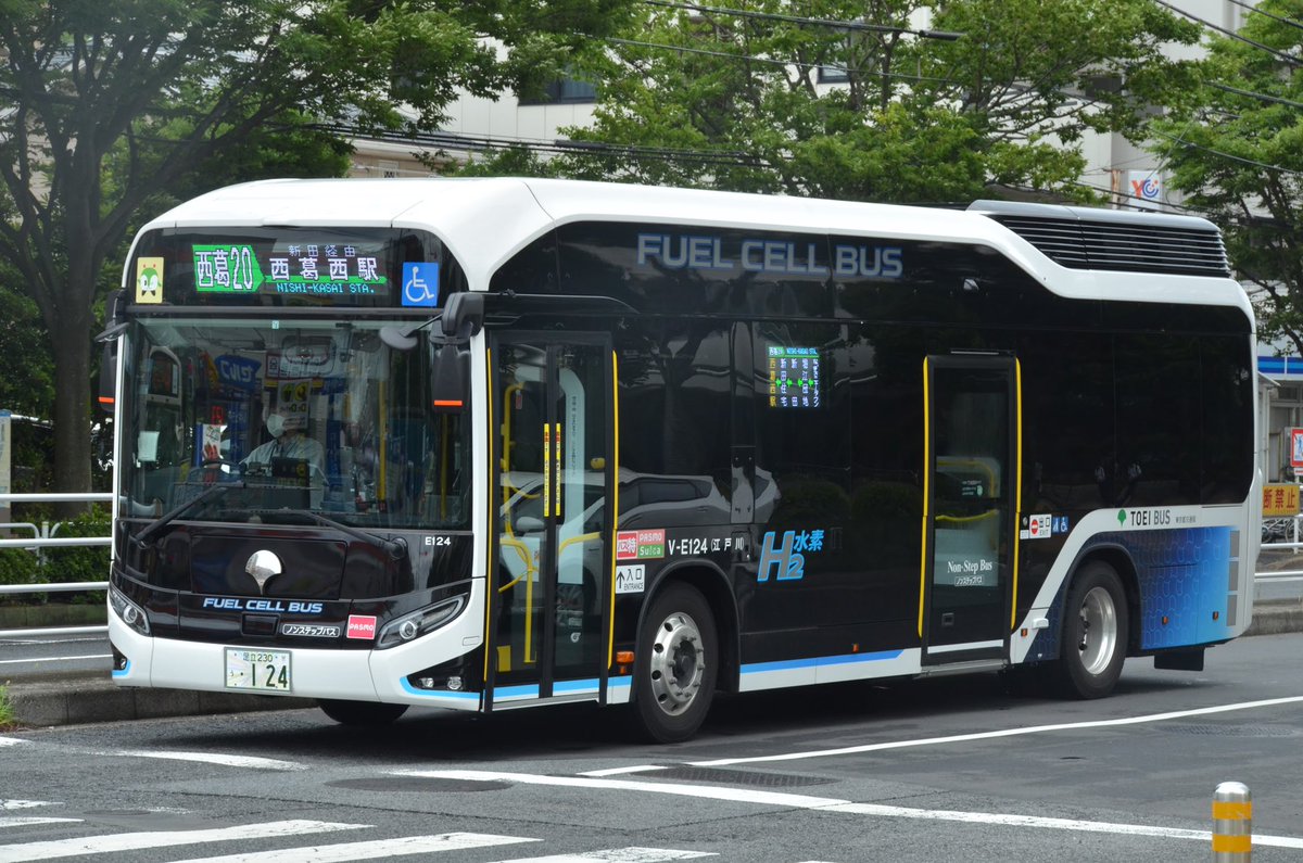 江戸川営業所の燃料電池バス、DEF代と毎年導入され、気づけば28台と