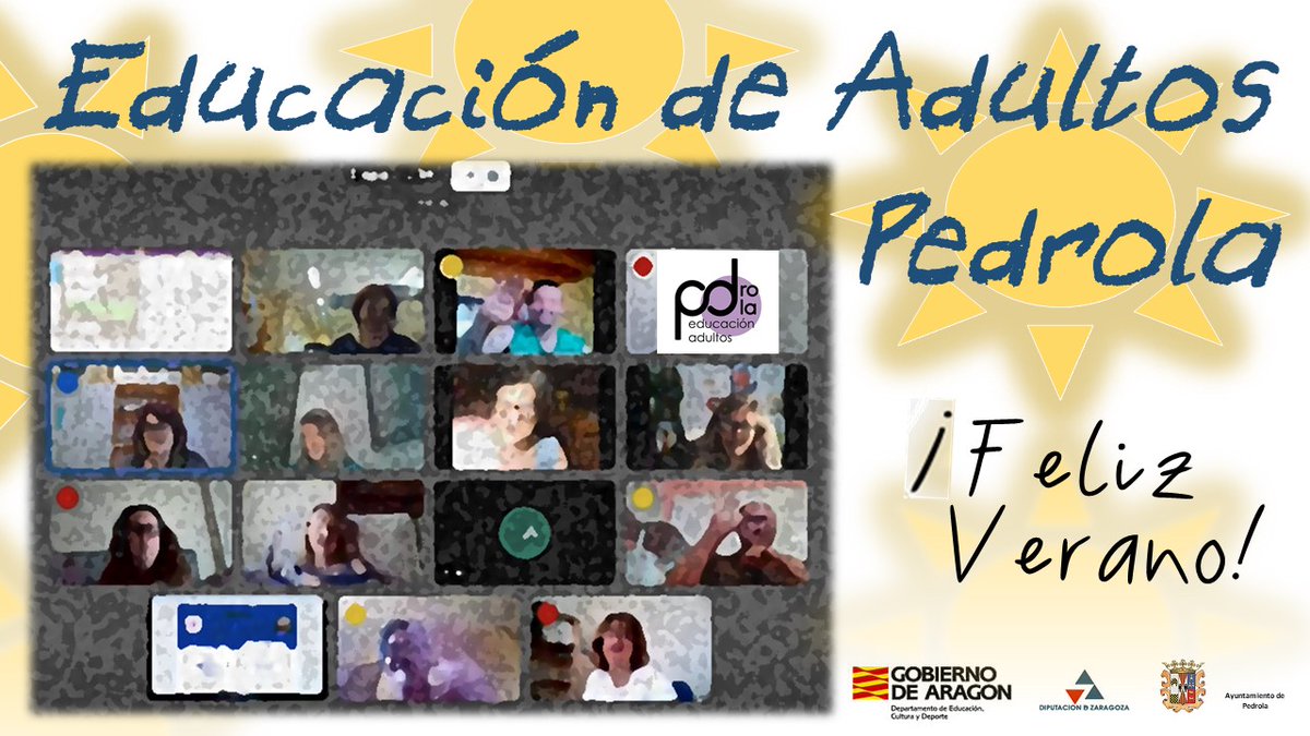 epapedrola's tweet photo. ¡Se acabó el curso escolar 2019-20!
Este año, más que nunca, ¡os deseo unas merecidas vacaciones! y a todo el alumnado quiero daros las gracias por vuestro interés y por compartir conmigo esta experiencia tan intensa.  ¡Nos vemos en septiembre! #pedrola https://t.co/rAJXOSRHrB