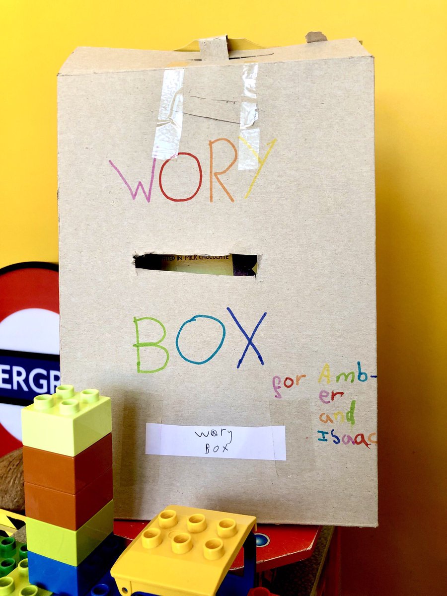 paul_bailey_'s tweet photo. We’ve all been capturing our worries on post-it’s and storing them in the kids ‘WORY’ post box to help us prepare mentally for a return to school/work. Great insights and value to be found in the conversations it’s generated 😀 #empathy #designthinking #designthinkingdad https://t.co/idm7Qt2ro3