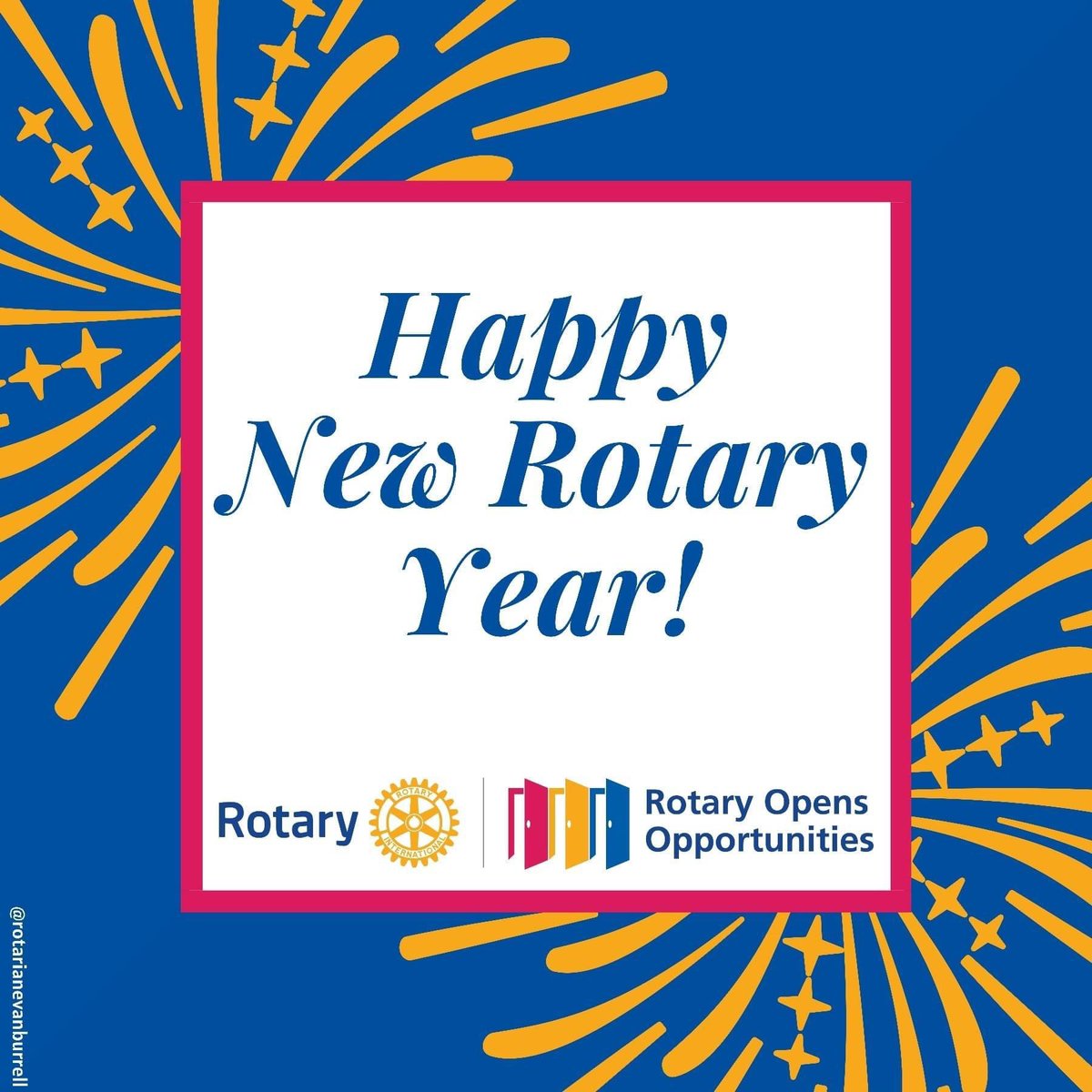 July 1 officially marks the beginning of the new Rotary Year where new leadership emerges and Clubs prepare for the new challenges that lie ahead while honoring the wonderful traditions of past! We’re excited to embark on a new journey together where Rotary Opens Opportunities!