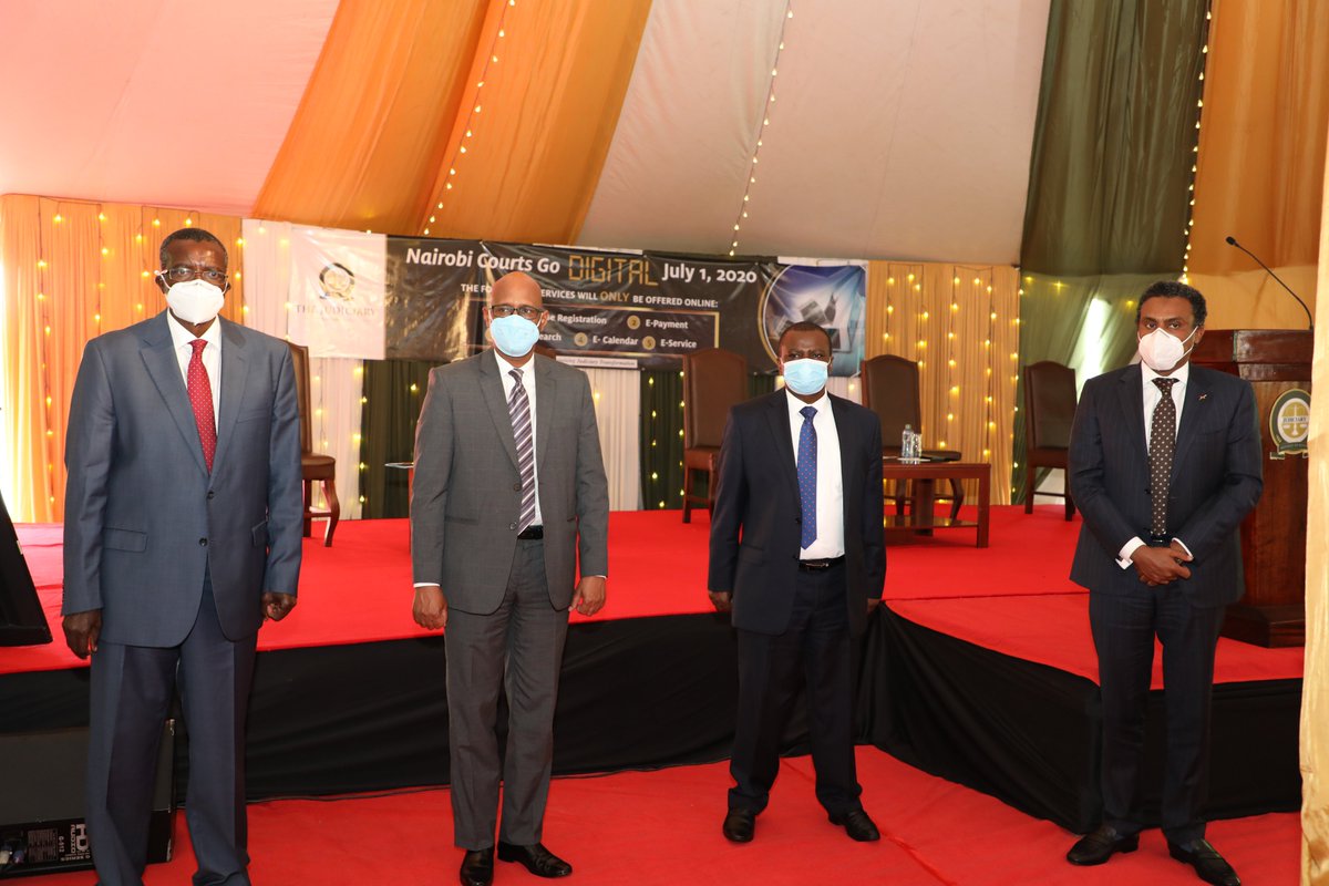 David Maraga (@dkmaraga) on Twitter photo 1. Today I presided over the launch of the electronic filing system for courts in Nairobi region, and which we hope to roll out in the rest of the country in weeks. 1. Today I presided over the launch of the electronic filing system for courts in Nairobi region, and which we hope to roll out in the rest of the country in weeks.