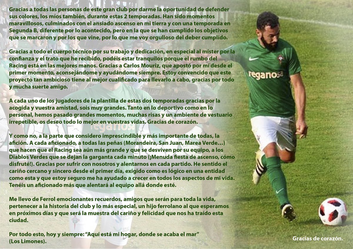 ¡GRAZAS <a href="/racingferrolsad/">Racing Club Ferrol</a> 💚💚💚!