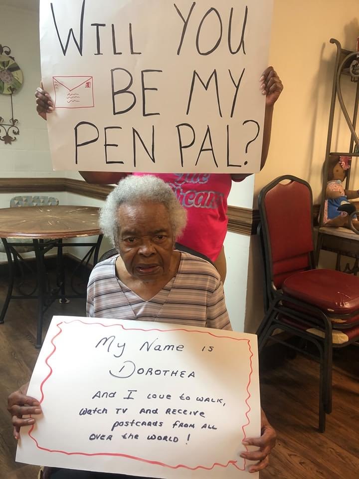 Forget petty political games! Use the tag  #MailedIt and send Dorothea some mail! She wants postcardsPhoenix Assisted CareAttention: Dorothea201 West High StreetCary, NC 27513