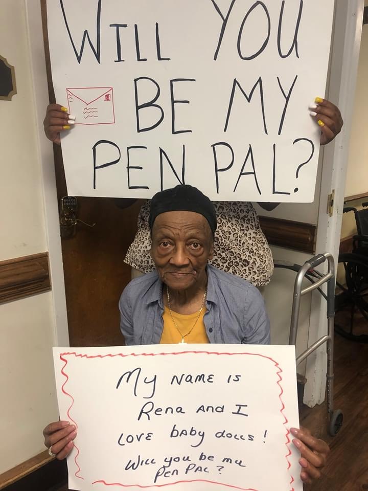 Rena loves baby dolls. I bet she would love to receive some mail. This is a great activity for your children too! Phoenix Assisted CareAttention: Rena201 West High StreetCary, NC 27513