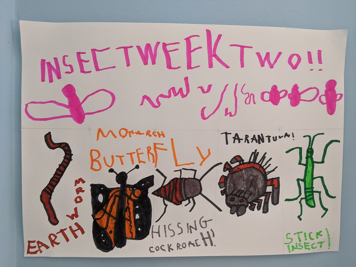 Hey, everything's terrible, so let's update with the last few weeks posters from the kid.