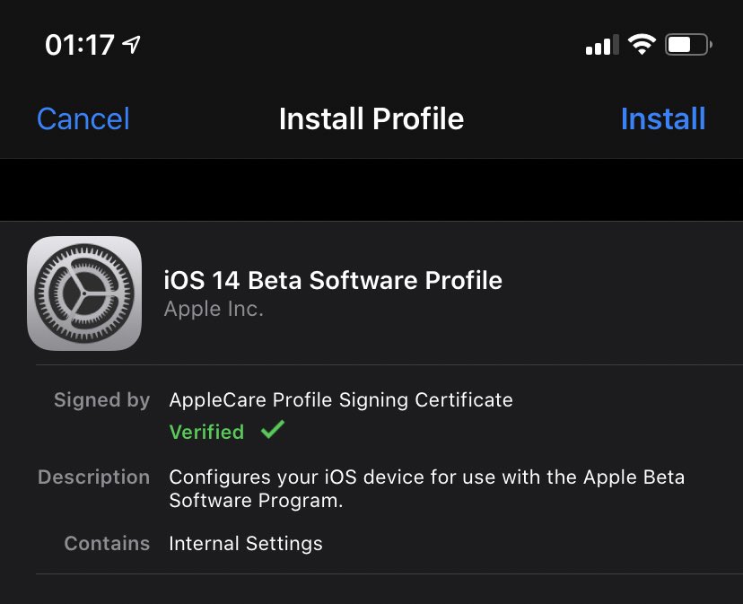 louisejianne's tweet image. cos I’m scared to install. Lol #iOS14DevBeta1