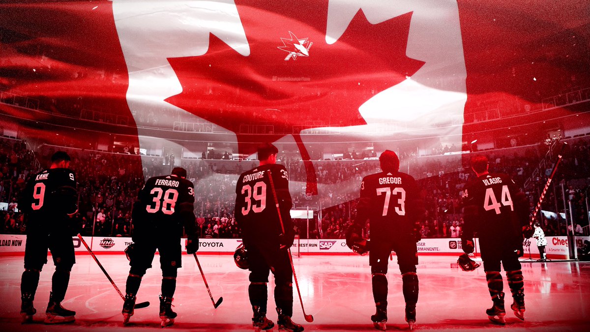 SanJoseSharks's tweet image. Happy Canada Day to our friends up north! 🇨🇦
