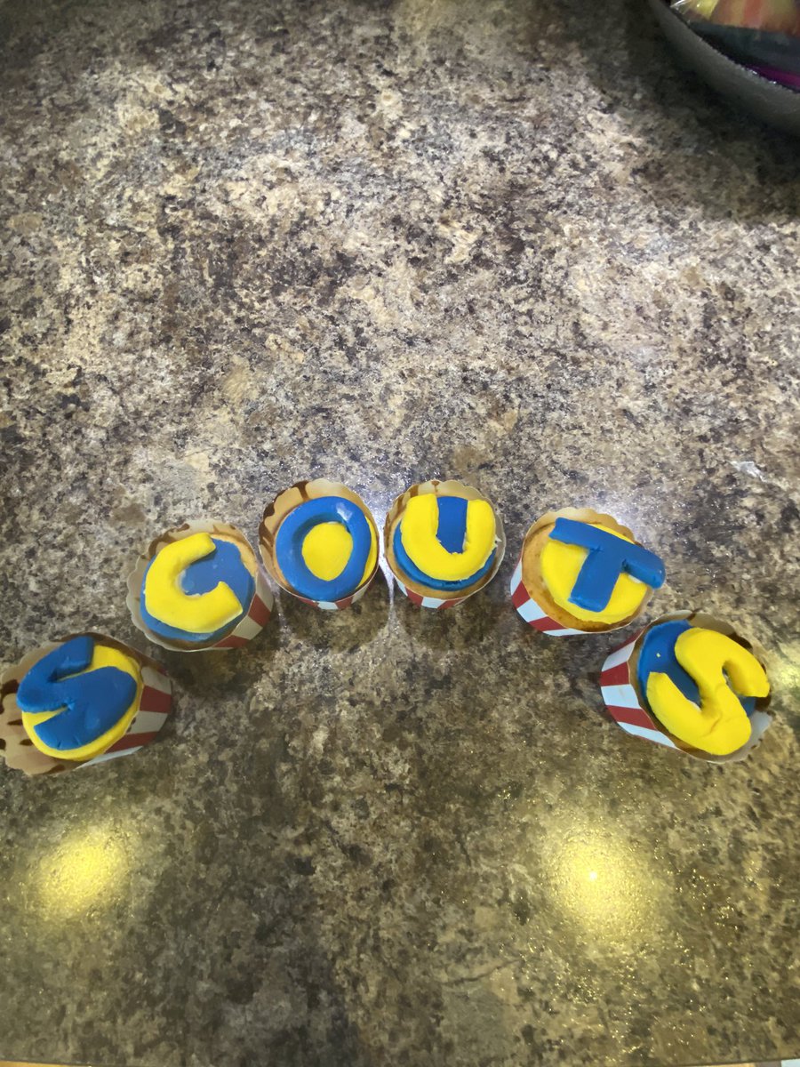 RowMcCr's tweet photo. @32ndscouts Euan made cup cakes for the baking challenge. https://t.co/SRmsS8mxZk