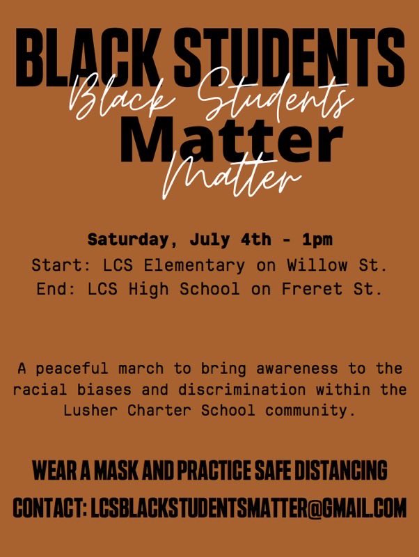 This Saturday, we are marching alongside the Black Student Union to raise awareness of the racial inequities at LCS. We are following the path laid by the organizing work done by Black Students at Fortier in 1969. Our fight is for the Black students who will come after us.