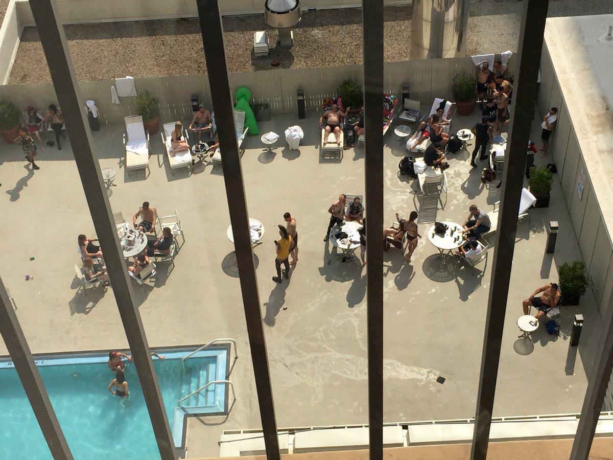 When I got to my Tulsa hotel after lots of driving, keen to relax by the pool, I learned that it was hosting FYWROK*, the Midwest's largest street punk festival. *sigh*So I went for a wander around the town, which has a Route 66 thing. And that's about it.*Fuck You We Rule OK