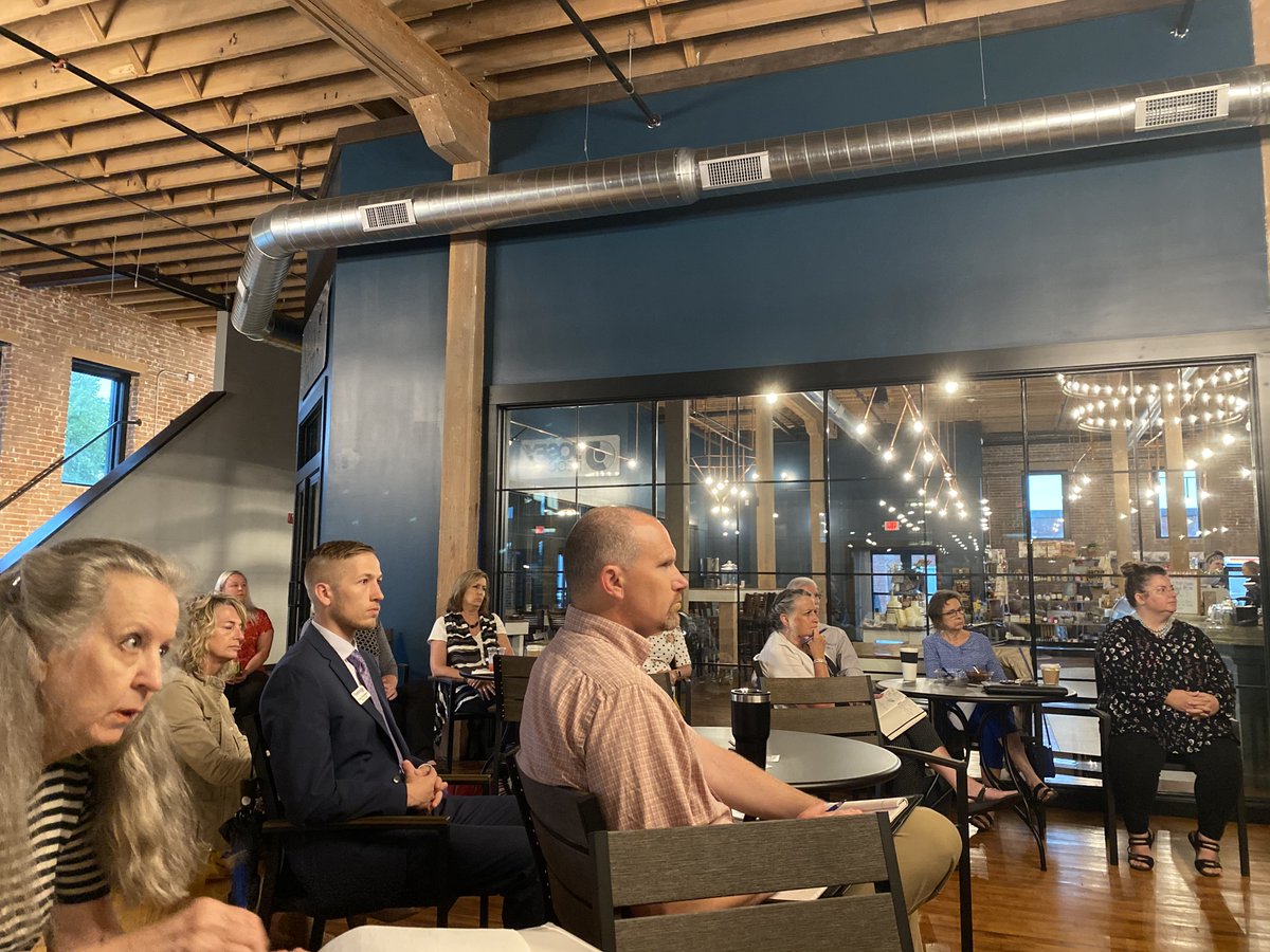 We loved getting back together today for 1 Million Cups! Thank you to Lamy's for hosting and presenting to us and to Vendux Interim Sales Leadership for a great presentation too! #1MillionCups #1MC #1MillionCupsSedalia