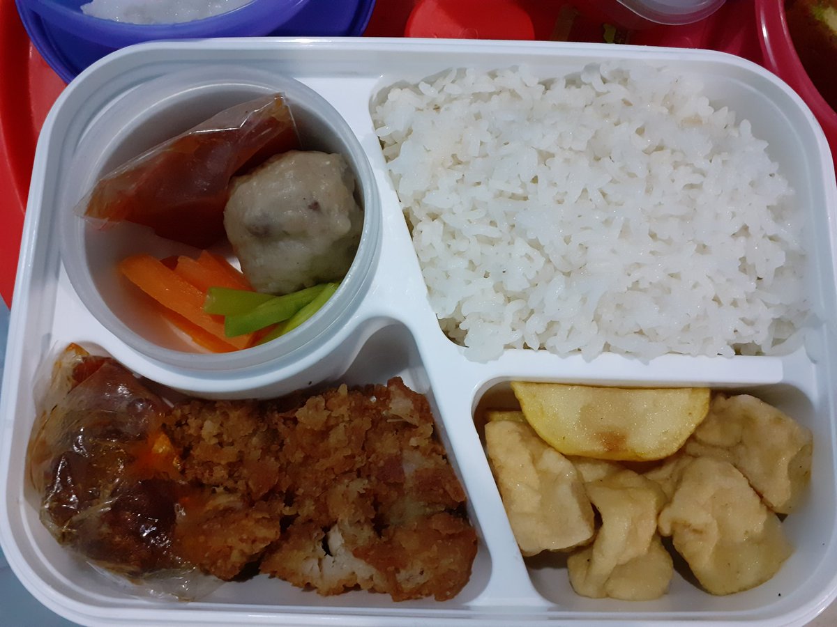 Apin On Twitter Bekalbuatsuami 01 Juli 2020 Nasi Ikan Bandeng Tahu Tempe Bumbu Bali Tumis Sawi Telur Lumpia Ayam Buah Jambu Air Ngga Kefoto Sesuai Pesan Singkat