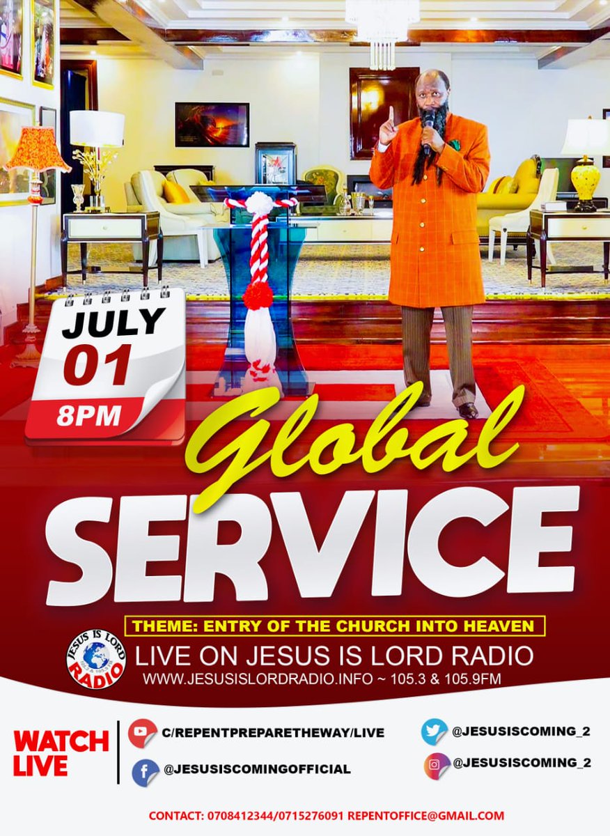 DotaAkinyi's tweet photo. Well today is yet another privilege THE LORD has set before us to hear from HIM.

Therefore I welcome all of us to purpose in listening to our GLORIOUS MIDWEEK SERVICE.welcome all. https://t.co/VOiBUWQ5jv