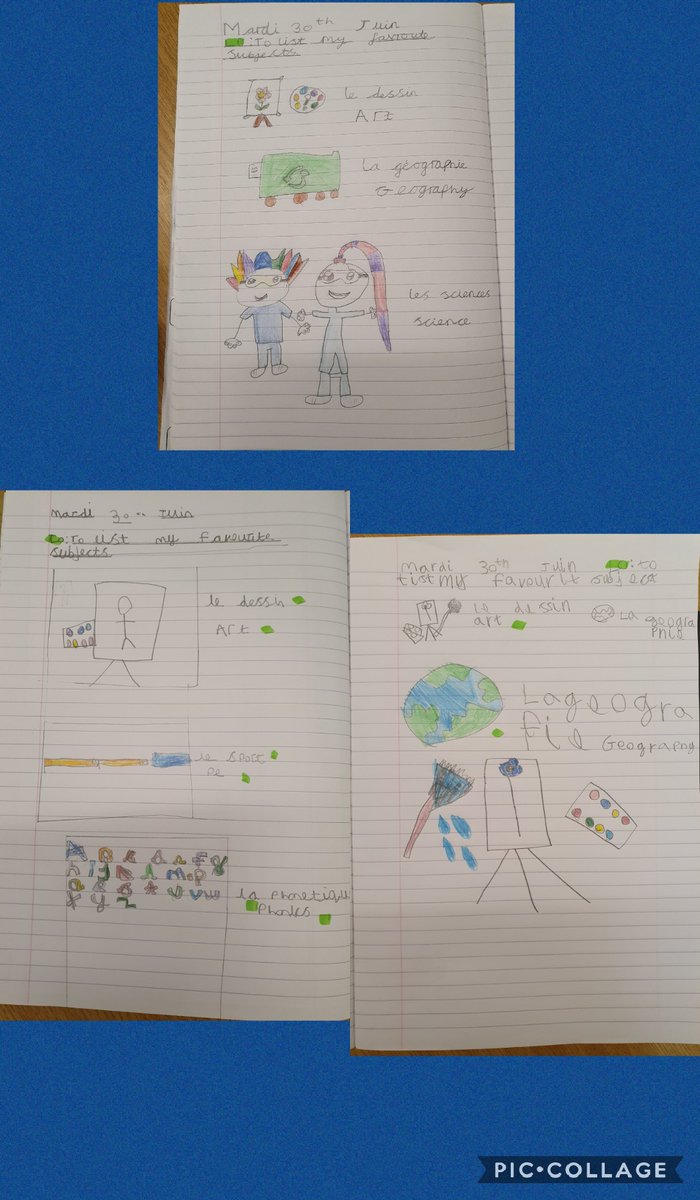 OPA_Newstead's tweet photo. Wow, regardez notre travail incroyable!
L'année 5 a conçu leurs maisons idéales et l'année 1/2 a écrit sur leurs sujets préférés. Fantastique français🌟🌟🌟 @OPA_Newstead!
🇫🇷 #OPAMFL @ClaireGroves19🇨🇵 https://t.co/KvH9luYMZA