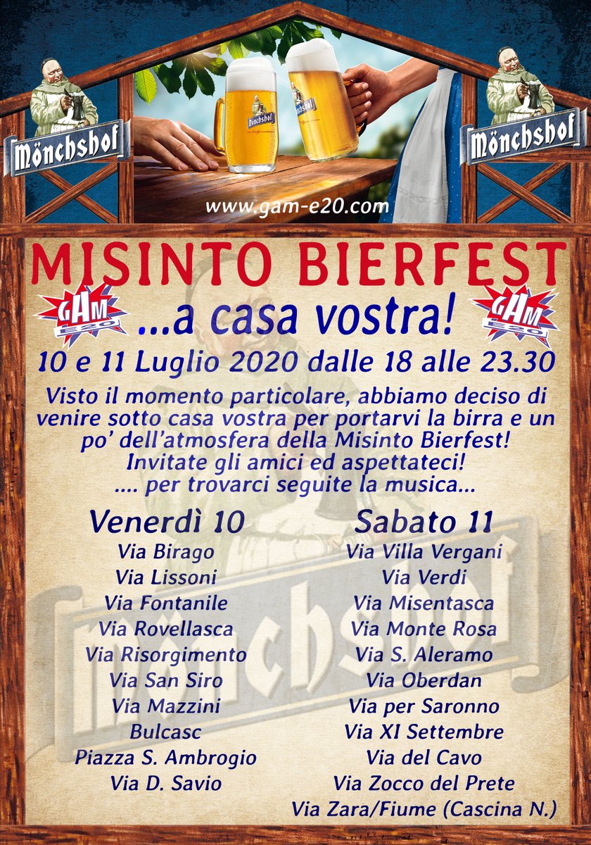 GamE20Misinto's tweet photo. Date un'occhiata alla locandina qui sotto, avvisate gli amici ed aspettateci! Prosit! https://t.co/UbNJ6IxmKL