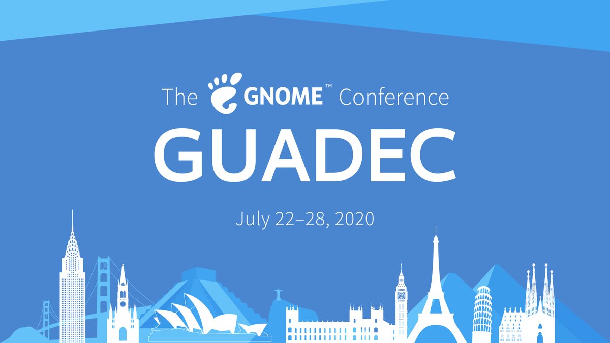 gnome's tweet image. Thank you to everyone who entered our Community Engagement Challenge. We will be announcing the Phase One winners  at GUADEC and we wish all of you the best of luck! GUADEC registstration is open now and you can sign up right here: events.gnome.org/event/1/