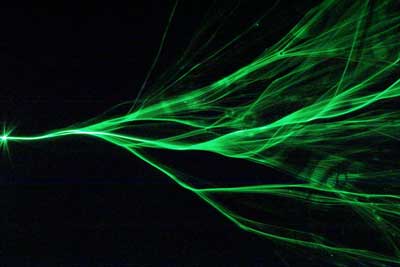 Nanowerk's tweet photo. Researchers observe branched flow of light for the first time https://t.co/LsUsM8QSWG https://t.co/WotYPg1OB4