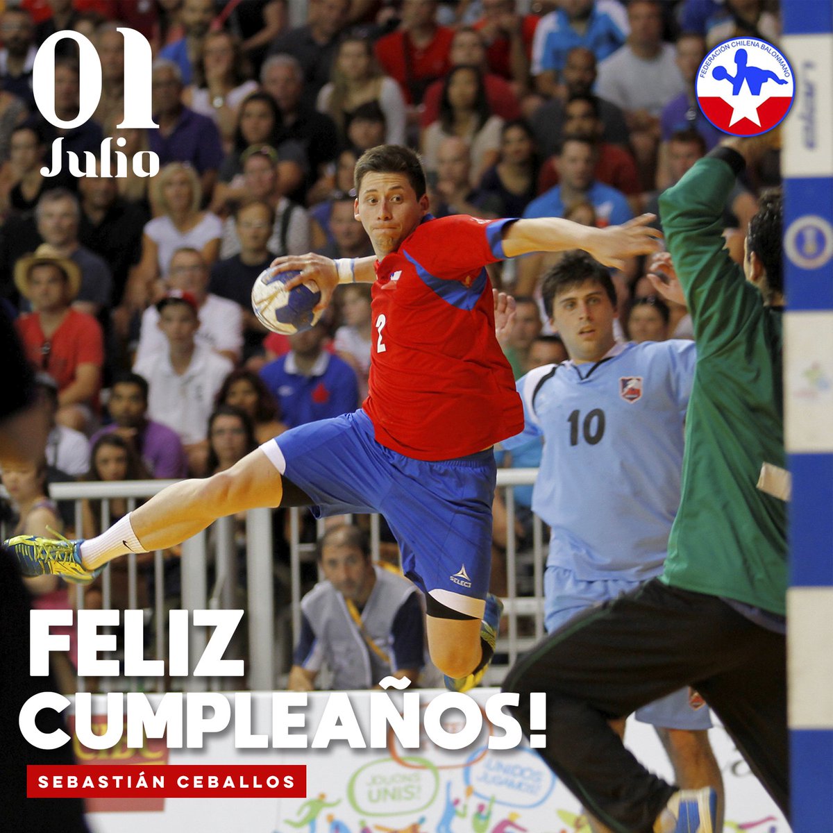 balonmanochile's tweet image. ¡Feliz Cumpleaños! @SebaCeballos10  🥳⠀⠀⠀⠀⠀⠀⠀⠀⠀⠀⠀⠀⠀⠀⠀⠀⠀⠀
Enviamos un gran saludo a nuestro extremo izquierdo y jugador indiscutible con nuestros #guerreros en panamericanos y mundiales! ⠀⠀⠀⠀⠀⠀⠀⠀⠀⠀⠀⠀⠀⠀⠀⠀⠀⠀
¡Que tengas un excelente día! 👏🏻👏🏻