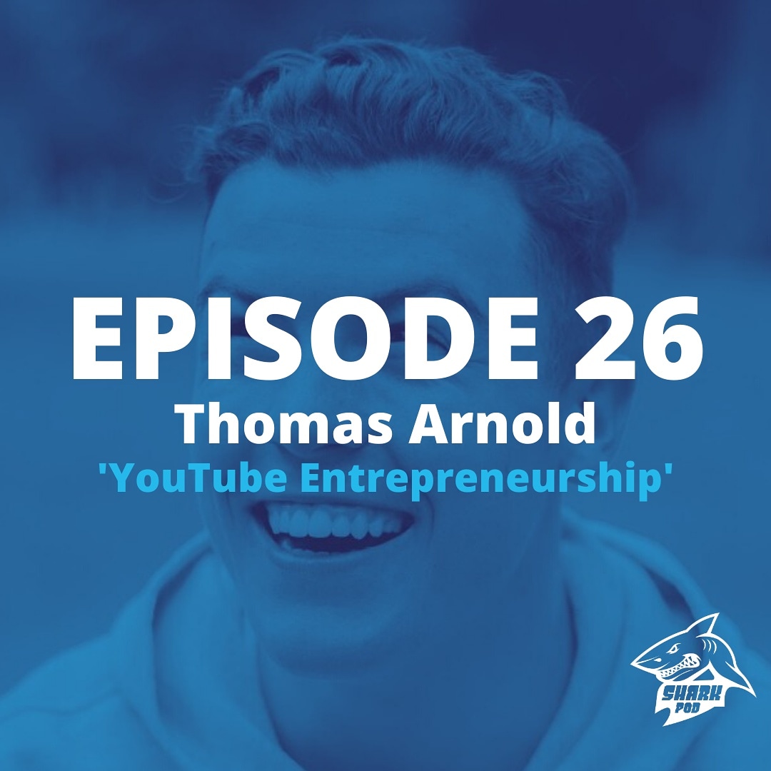 Sharkpod1's tweet photo. Boom Shark Nation! 🦈 EP 26 'YouTube Entrepreneurship' with @_ThomasArnold is live!

Spotify https://t.co/QCxVNP22rK
iTunes https://t.co/INg0m8y3ee
Android https://t.co/d8Uuoxhyhu 
YouTube https://t.co/DGkM8SB2yC
https://t.co/3XX9T6G3Y9

Don't forget to hit subscribe! 
#sharkpod https://t.co/Mp0LfDeN8C