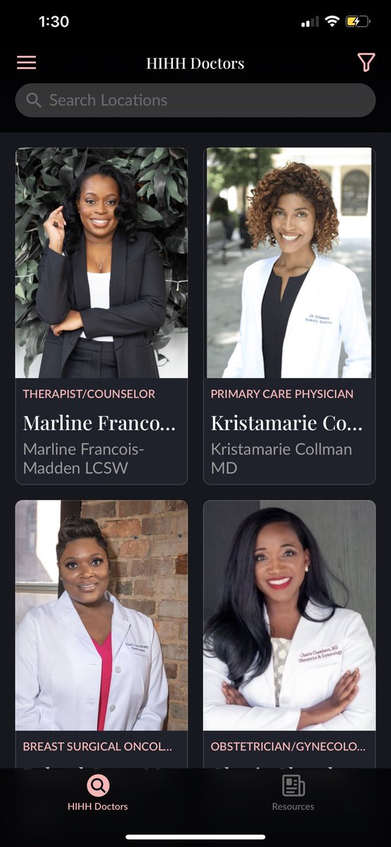 YungYinkv's tweet image. I just downloaded this app called Health in Her Hue that connects Black women with Black healthcare providers. Pls encourage Black healthcare professionals you know to sign up so they can be displayed!