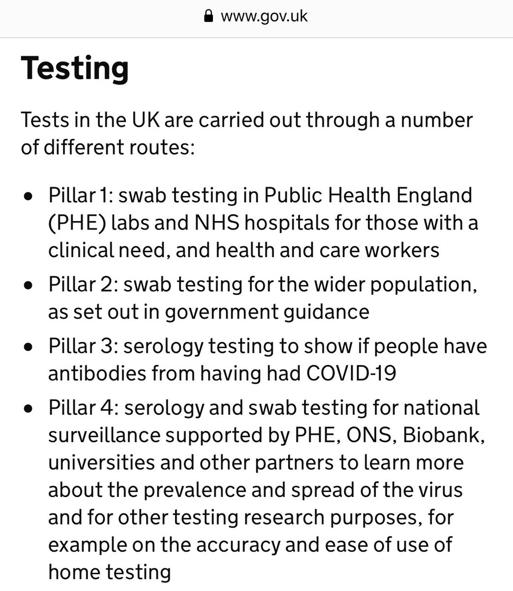 42.Q What are 'the pillars'? AQ How is each local authority doing for testing?AQ What are the top 3 cities? A Leicester, Bradford, BarnsleyQ Is there an interactive map? A https://news.sky.com/story/coronavirus-bradford-and-london-boroughs-among-36-at-risk-areas-that-could-be-just-days-away-from-local-lockdowns-12018594Q. Why does every little thing have to be DRAGGED out of this govt?