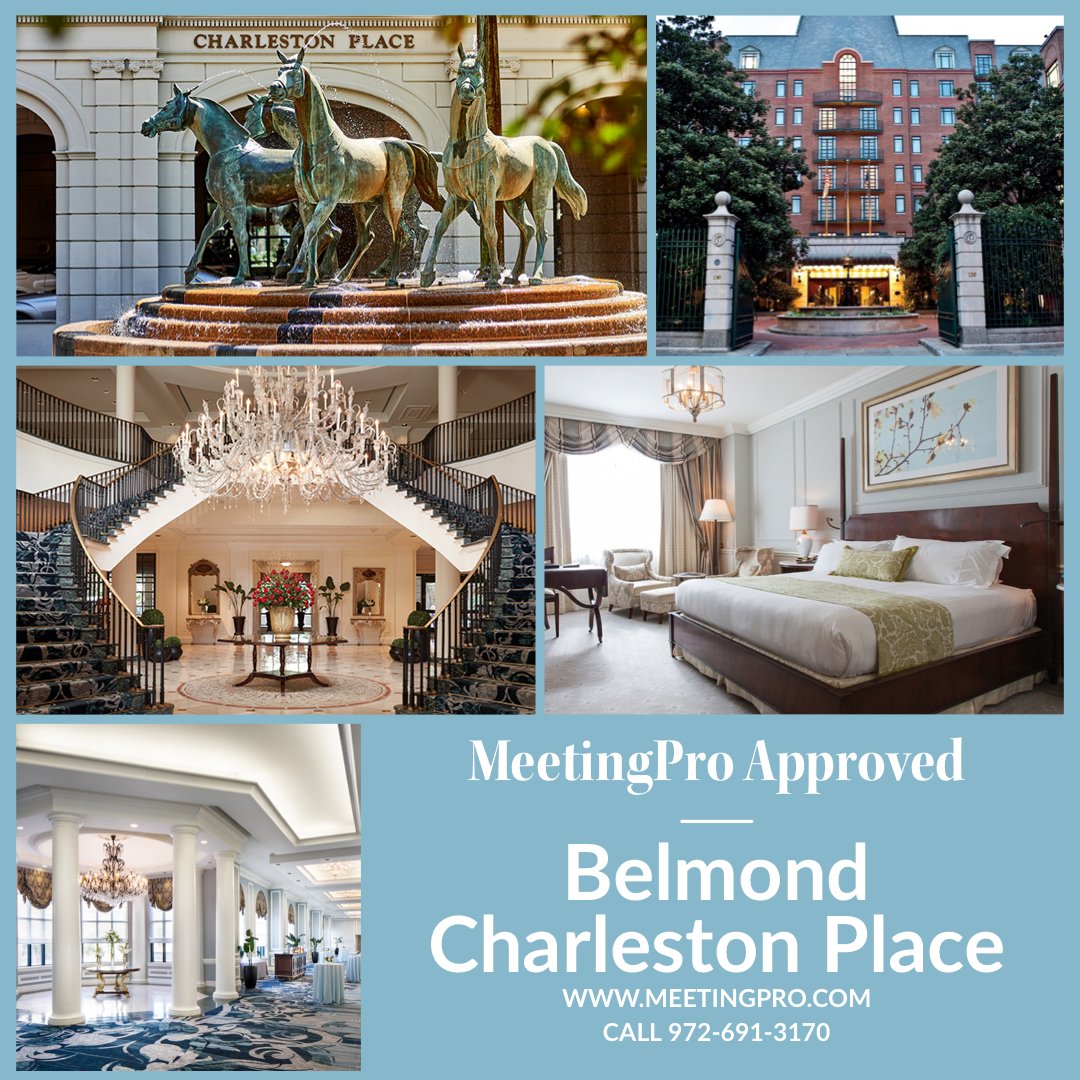 Meeting_Pro's tweet photo. MeetingPro APPROVED!! Where Southern charm meets timeless elegance at Belmond Charleston Place.
Uncover the best of Charleston before returning to a warm welcome in the heart of the historic district
The hotel exudes 17th-century nobility. #charleston #belmontcharlestonplace https://t.co/g55E1o9z0d