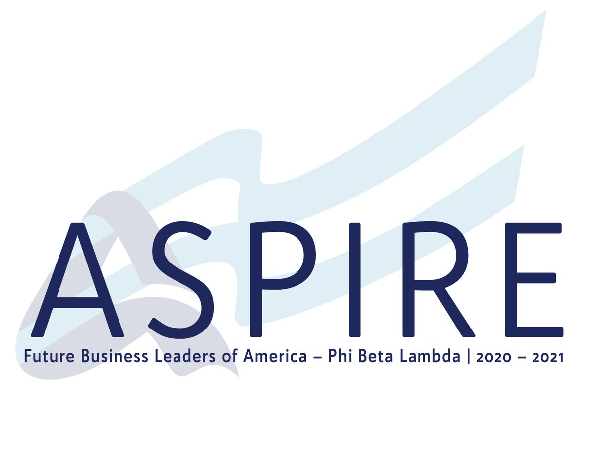 FBLA_National's tweet photo. We asked chapters to share their suggestions for our guiding theme. Our theme was suggested by an FBLA chapter from @WeberPrincipal, under the adviser leadership of Alan Rawlins, stating that everything an FBLA-PBL member accomplishes allows one to go higher &amp; therefore we ASPIRE https://t.co/HZgKCgV6If