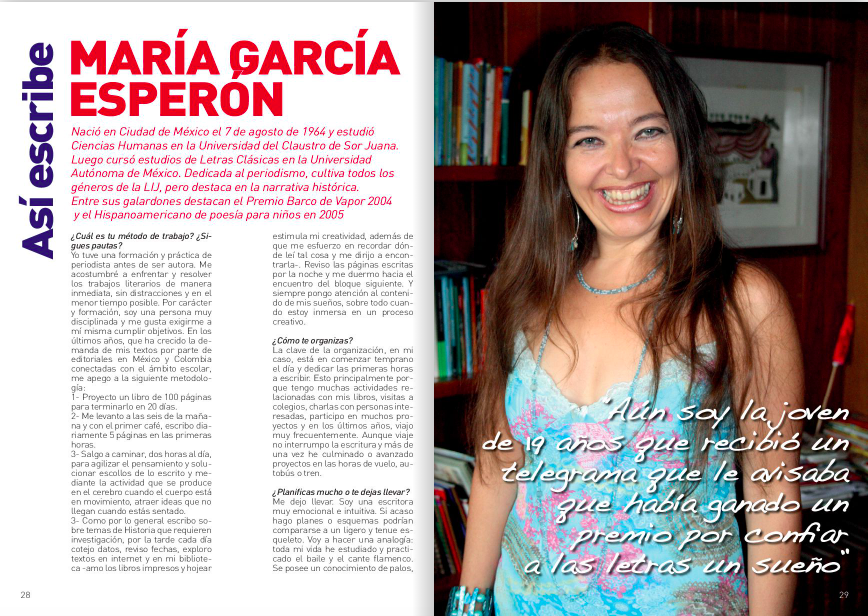 MGarciaEsperon's tweet photo. Inabarcable la generosidad de Jordi Sierra i Fabra al invitarme a su revista @Lapaginaescrita en este julio de claridad y promesa. Me permitió reflejar una época en la que salí a perseguir sueños y encontré personas maravillosas, todas universo y amistad. https://t.co/rIsGdu5R3D https://t.co/emcZ4uucEa