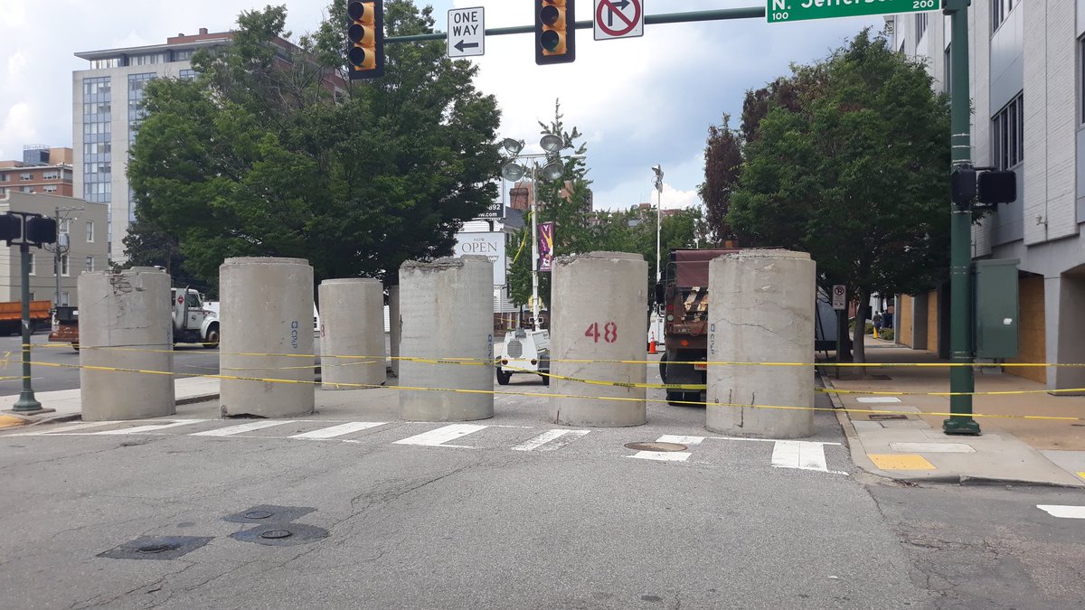 I left the courthouse and passed the Mario Pipes.