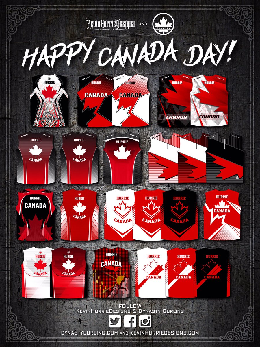 GREATEST Country In The World... Happy Canada Day! 🇨🇦 #teamcanada 
.
#teamdynasty #dynastycurling #lifeofadesigner #canada #canadaday #apparel #design #art #sportsapparel #jerseys #jackets #mapleleaf #ocanada #proud