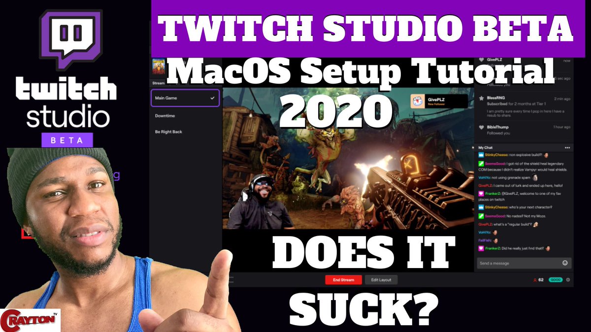 CraytonTv's tweet image. Happy Wednesday! Check out my newest video if you haven’t already! Hope you enjoy God Bless. #TwitchStudioBeta #MacOS #StepbyStepTutorial #Subscribe #Share #YouTube CRAYTON TV
youtu.be/Im2kYXSsNtU