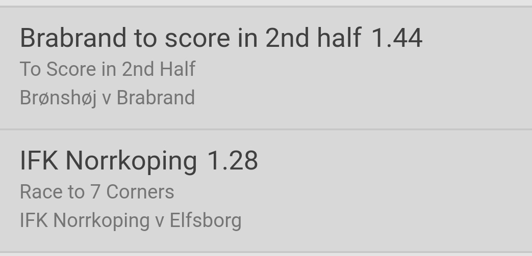 wizard_season's tweet photo. Inplay double @ 1.85
Stake 1%
Denmark & Sweden https://t.co/GwcxBCTzRw