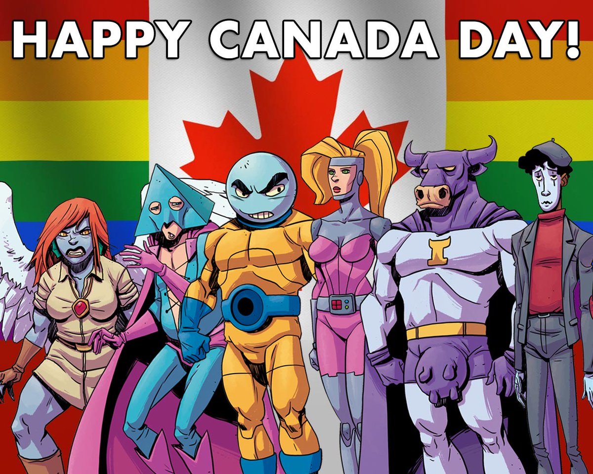 AVS_comic's tweet photo. Happy #CanadaDay to our fellow Canadians and friends around the globe! 🇨🇦 #Canada #Comics #ComicBooks #Superhero https://t.co/enkQ8M65h6