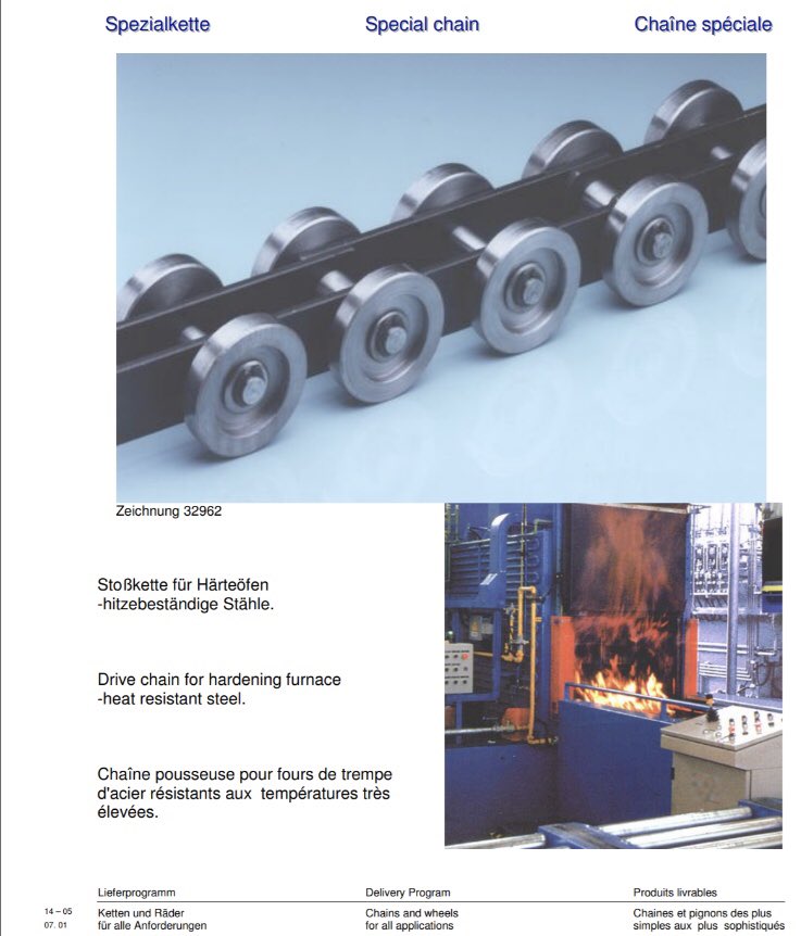KoboUk's tweet photo. High temperature chains for heat treatment furnaces KOBO nobody does it better #Engineering #mechanicalengineering #heattreatment #conveyor https://t.co/kEuLcSzJfw