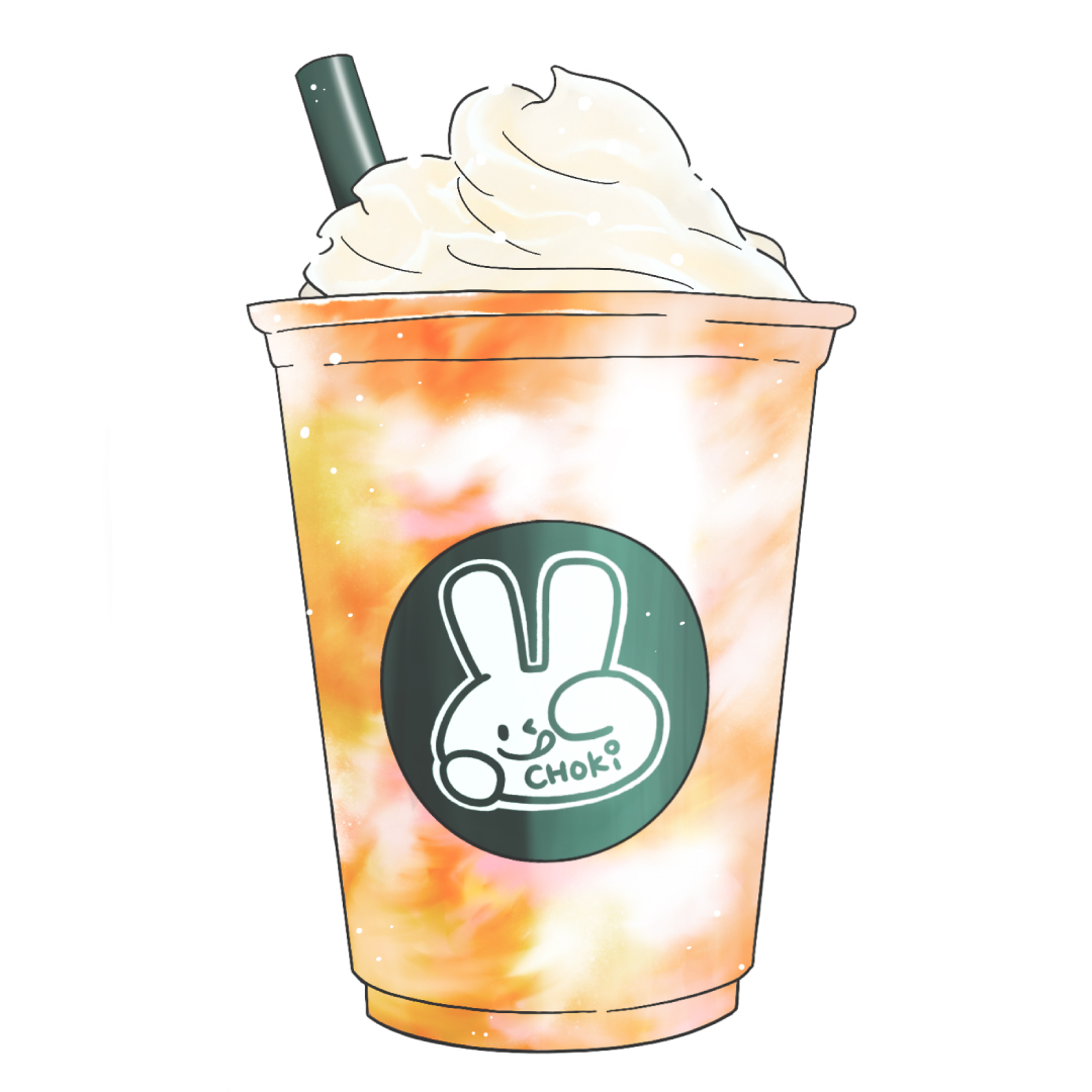 くみちょき フラペチーノのイラストを描いたよ 涼しげに描けたかな イラスト デザイン イラスト好きさんと繋がりたい